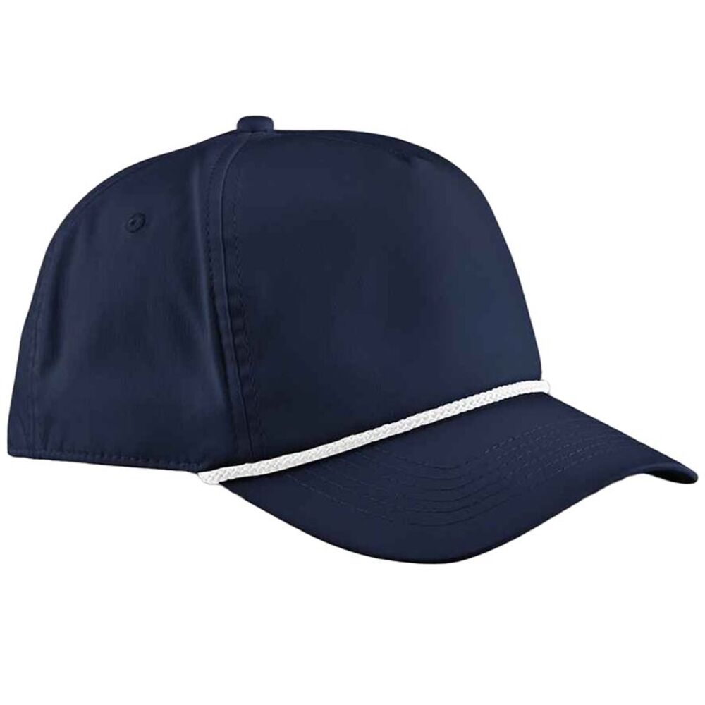 Beechfield Coolmax Baseball Cap / Navy/White